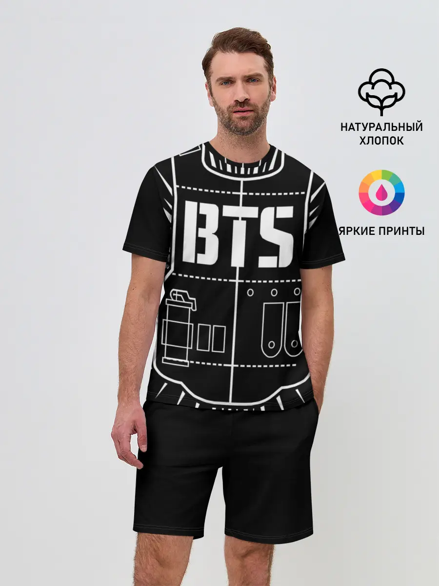 Мужской костюм с шортами / BTS ARMY