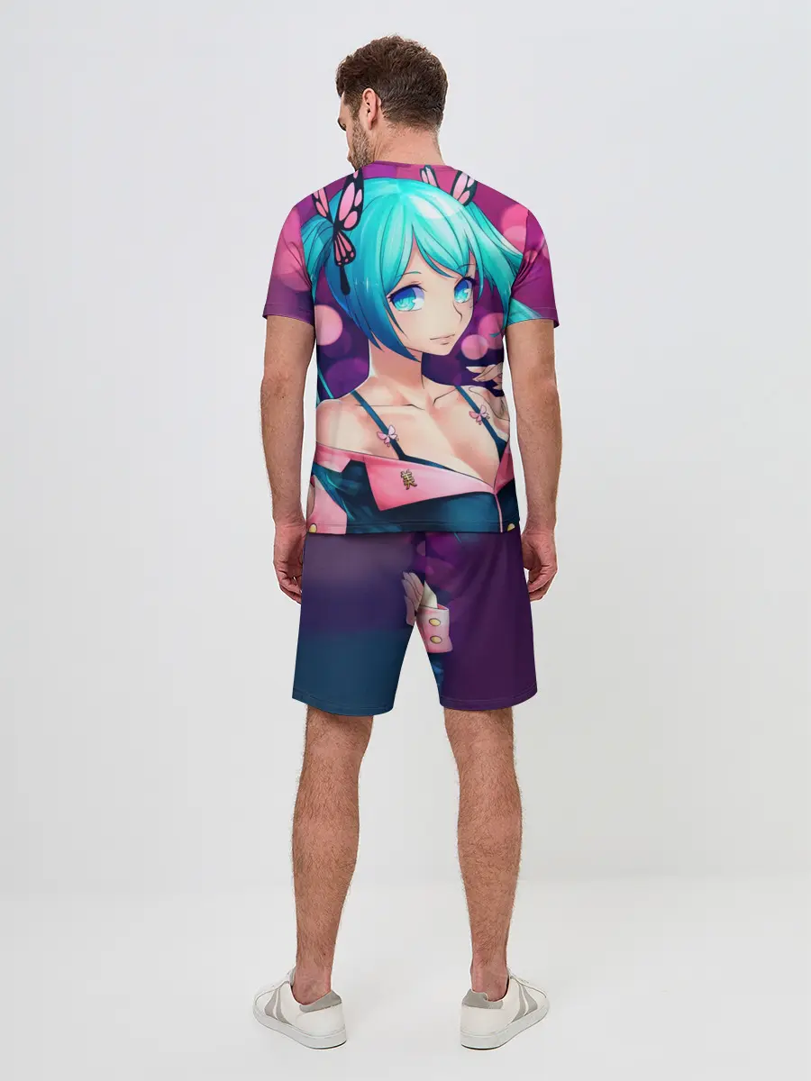 Мужской костюм с шортами / Неотразимая Хатсуне Мику