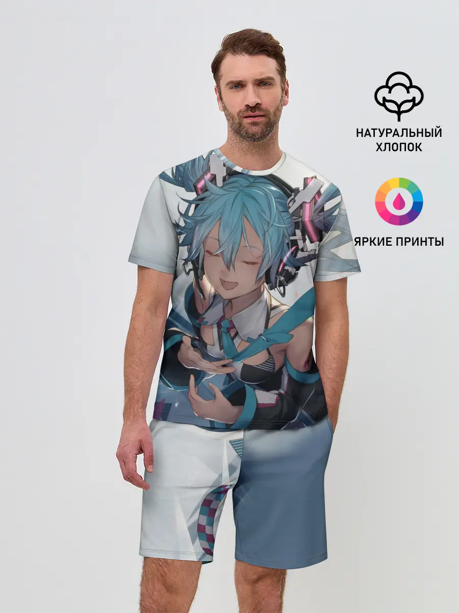 Мужской костюм с шортами / Безумная Хатсуне