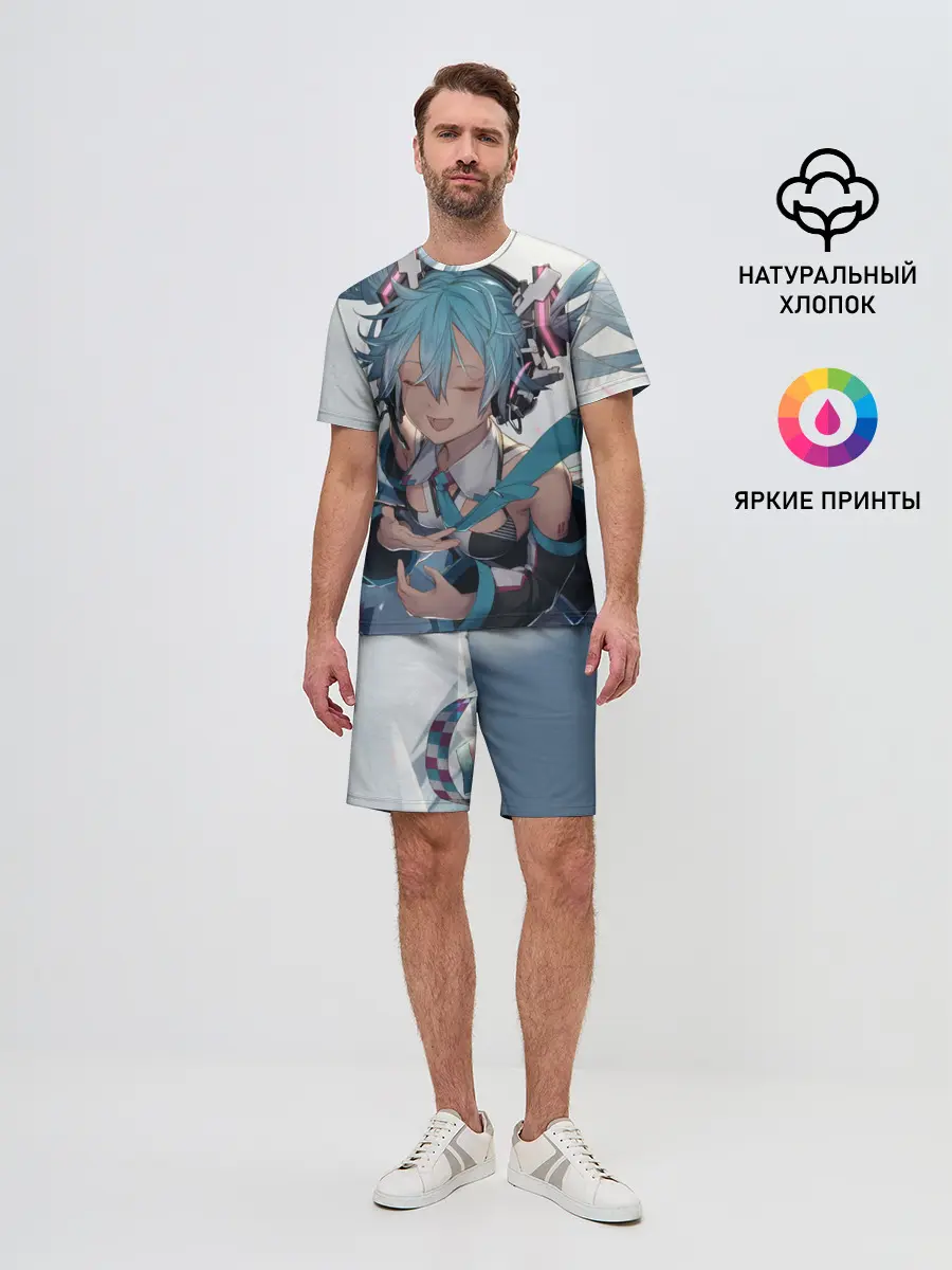 Мужской костюм с шортами / Безумная Хатсуне