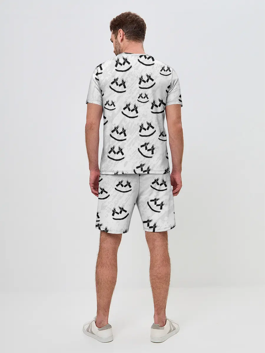 Мужской костюм с шортами / MARSHMELLO PATTERN
