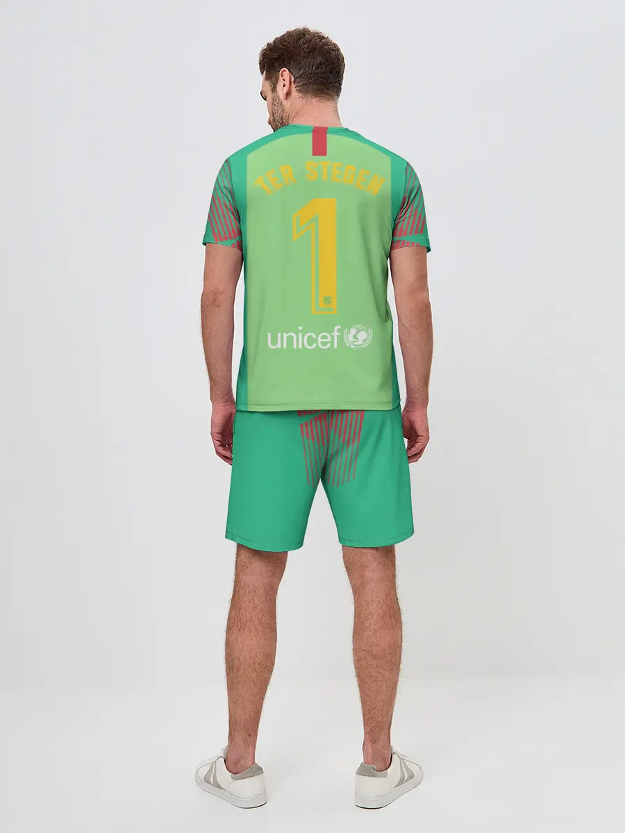 Мужской костюм с шортами / Ter Stegen home 18-19