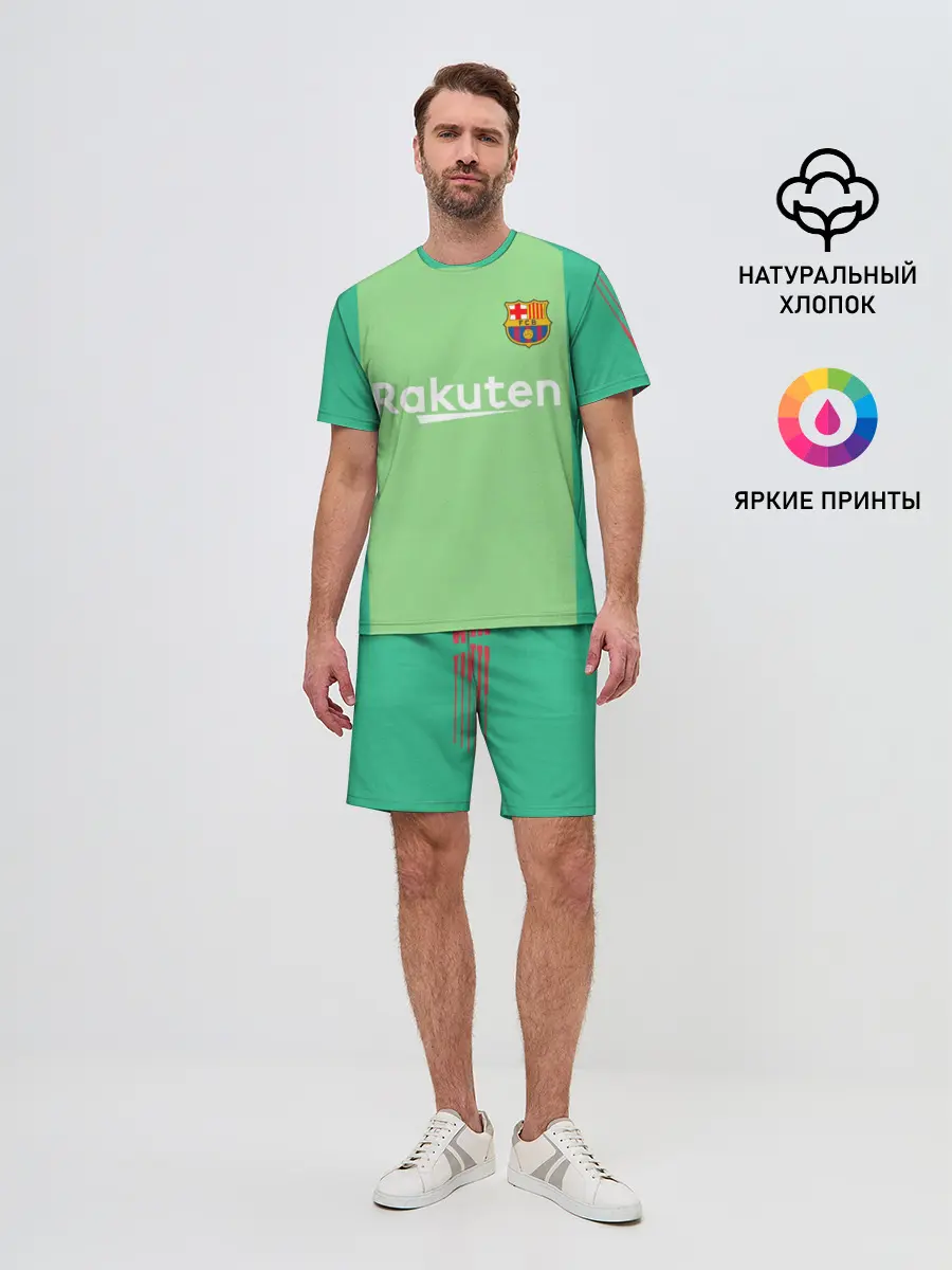 Мужской костюм с шортами / Ter Stegen home 18-19