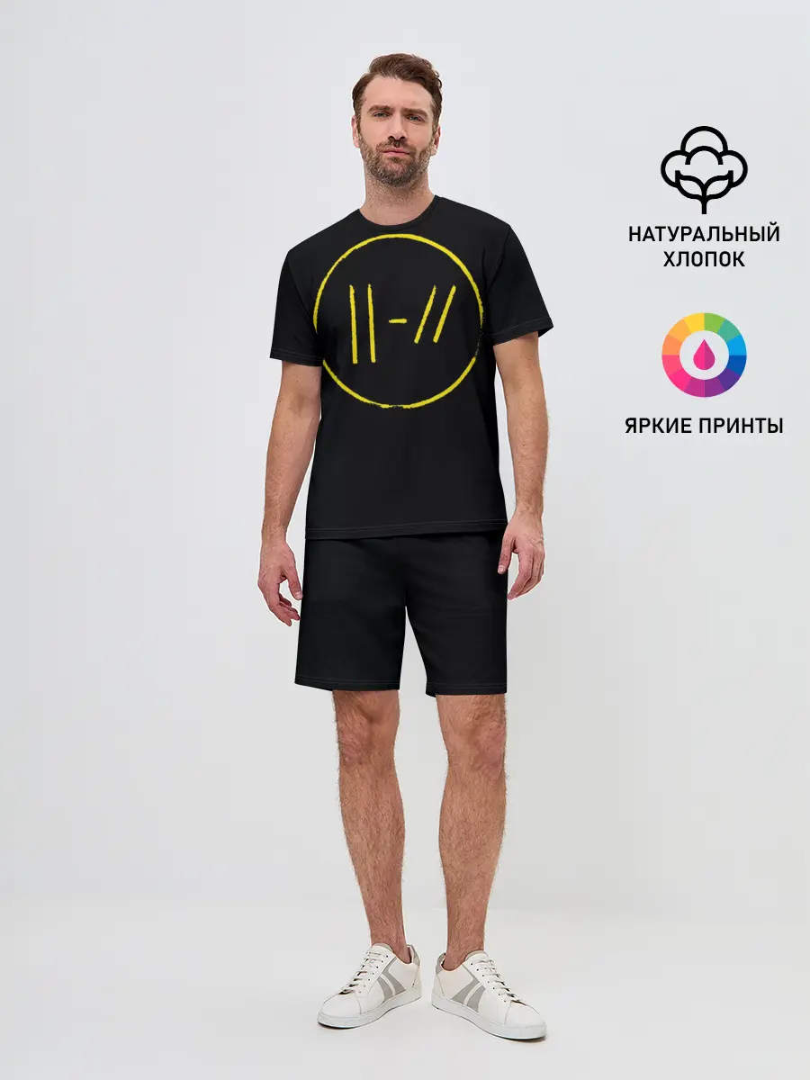 Мужской костюм с шортами / twenty one pilots / trench