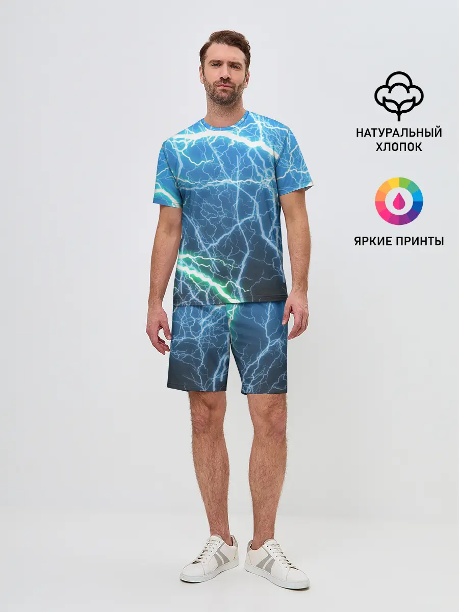Мужской костюм с шортами / РАЗРЯДЫ МОЛНИЙ