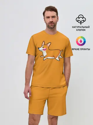 Мужской костюм с шортами / Корги