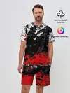 Мужской костюм с шортами / БРЫЗГИ КРАСОК