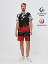 Мужской костюм с шортами / БРЫЗГИ КРАСОК