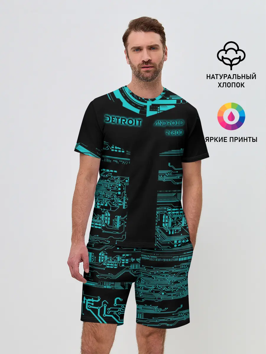 Мужской костюм с шортами / Detroit become human