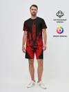 Мужской костюм с шортами / BERSERK sword red