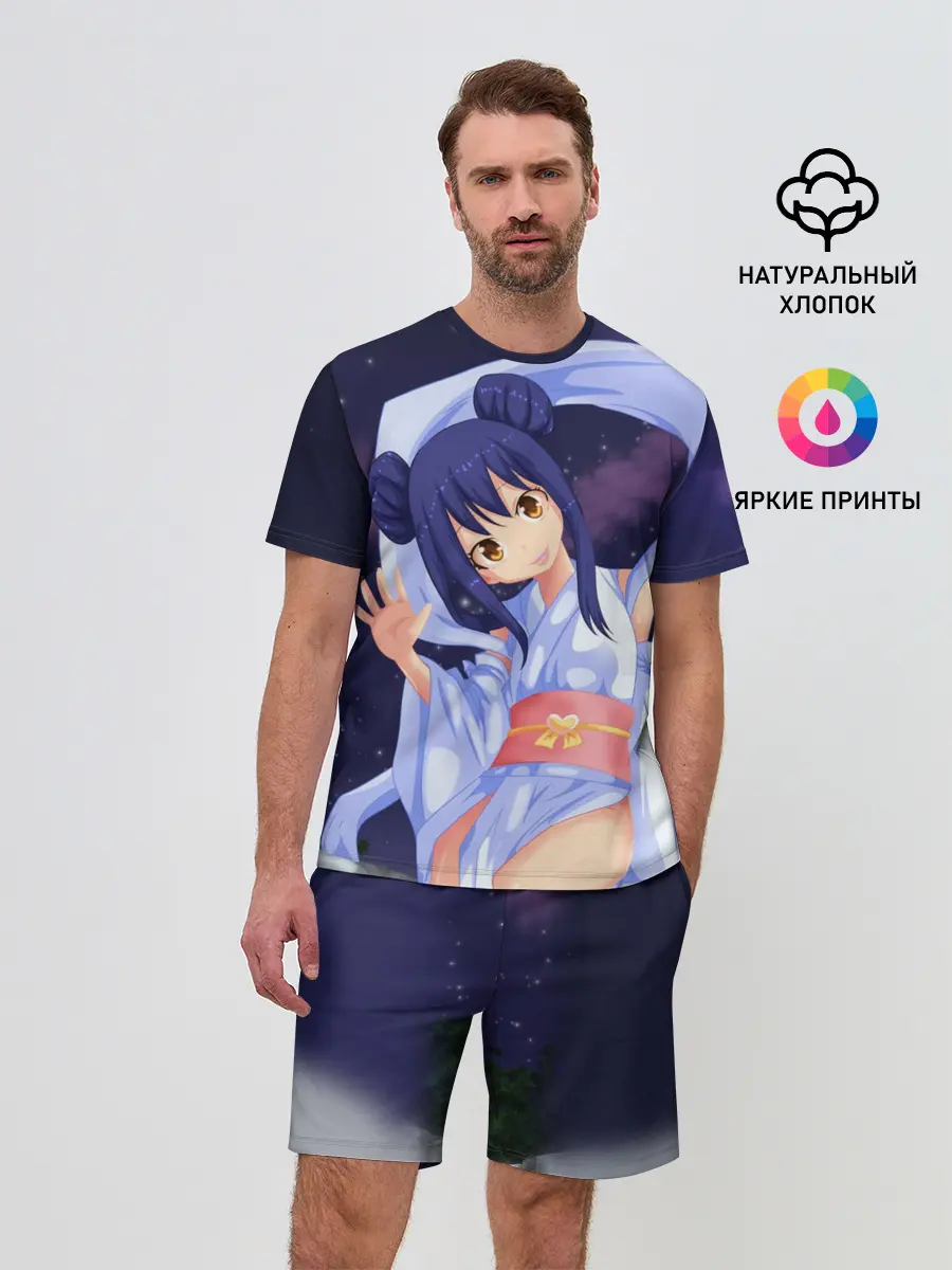 Мужской костюм с шортами / Fairy Tail Wendy