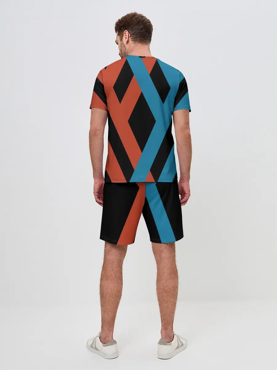 Мужской костюм с шортами / two XX on black