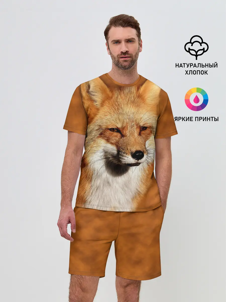 Мужской костюм с шортами / Лисичка