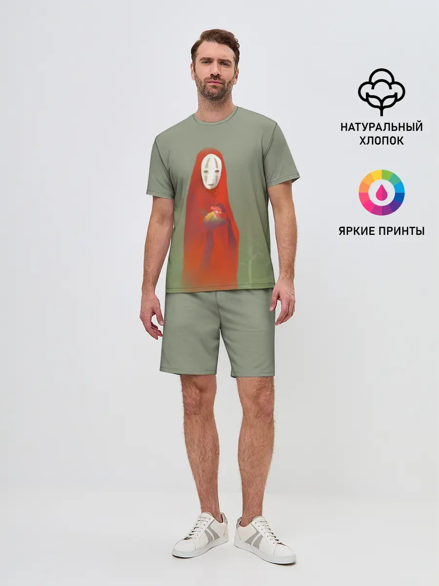 Мужской костюм с шортами / Каонаси с петухом