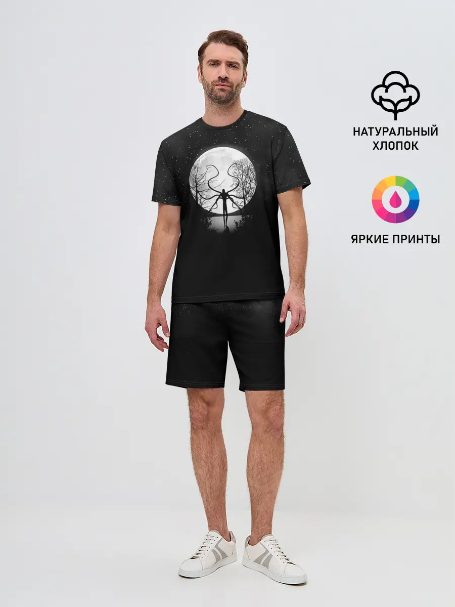 Мужской костюм с шортами / Слендермен