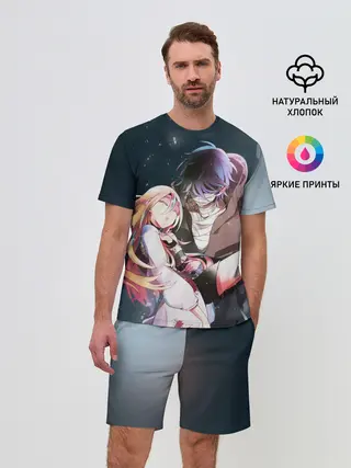 Мужской костюм с шортами / Death art