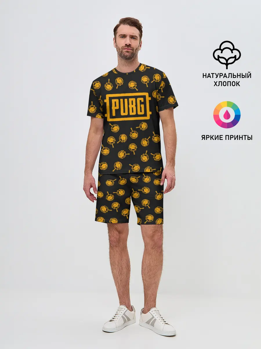 Мужской костюм с шортами / PUBG CHIKEN | ПАБГ КУРИЦА