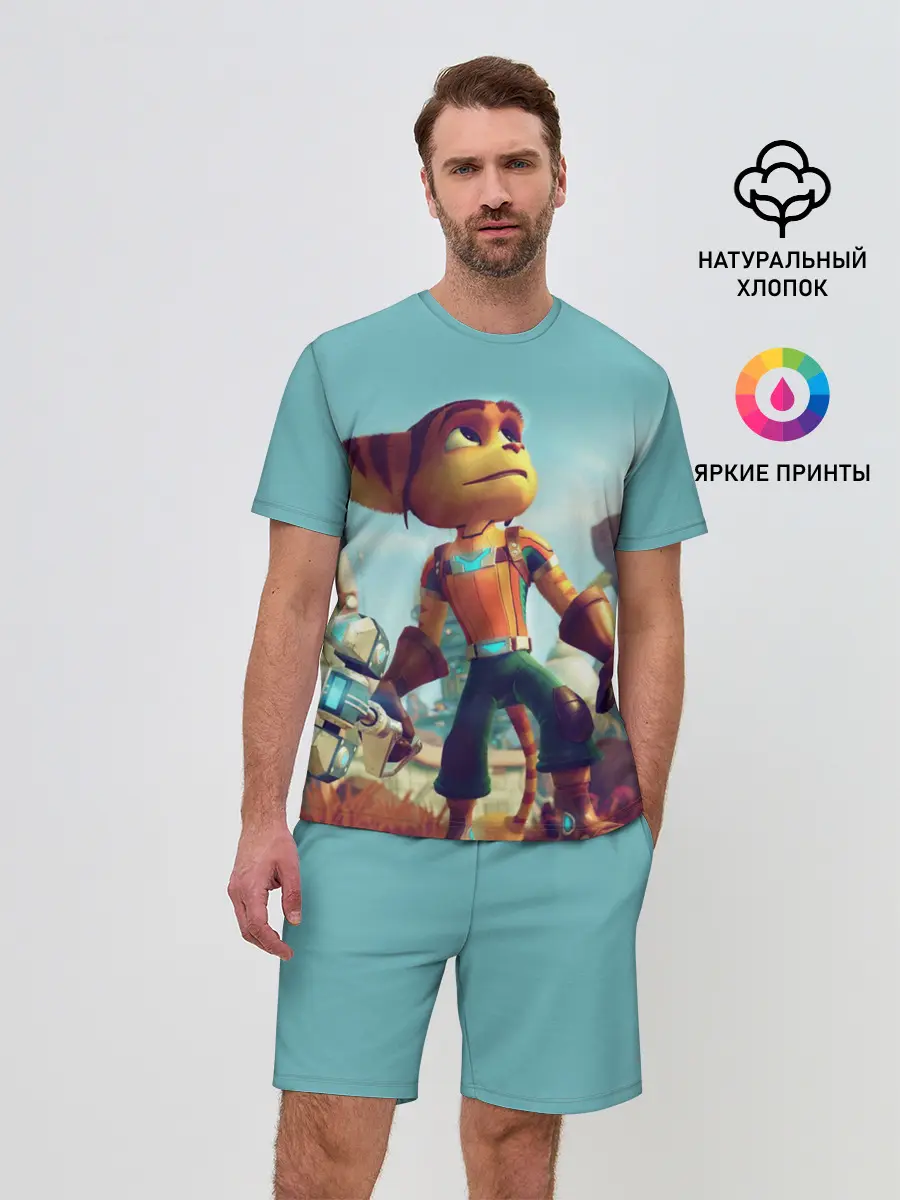 Мужской костюм с шортами / Ratchet and Clank