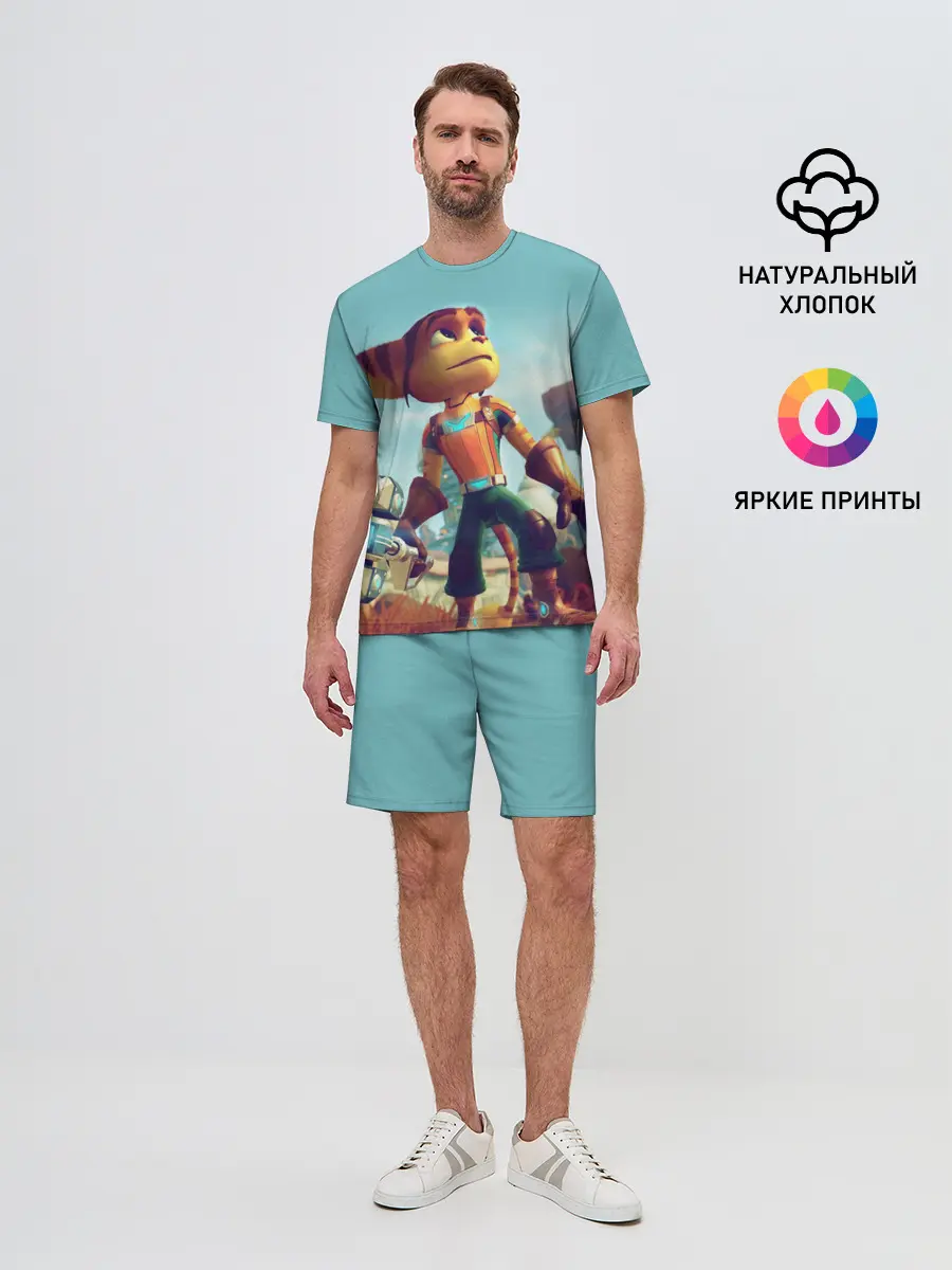 Мужской костюм с шортами / Ratchet and Clank
