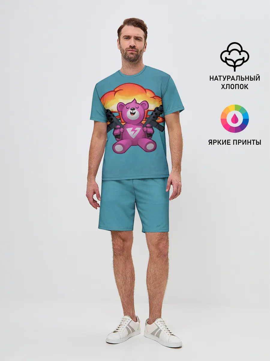 Мужской костюм с шортами / Fortnite Bear