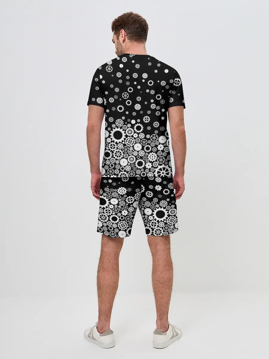 Мужской костюм с шортами / Шестеренки