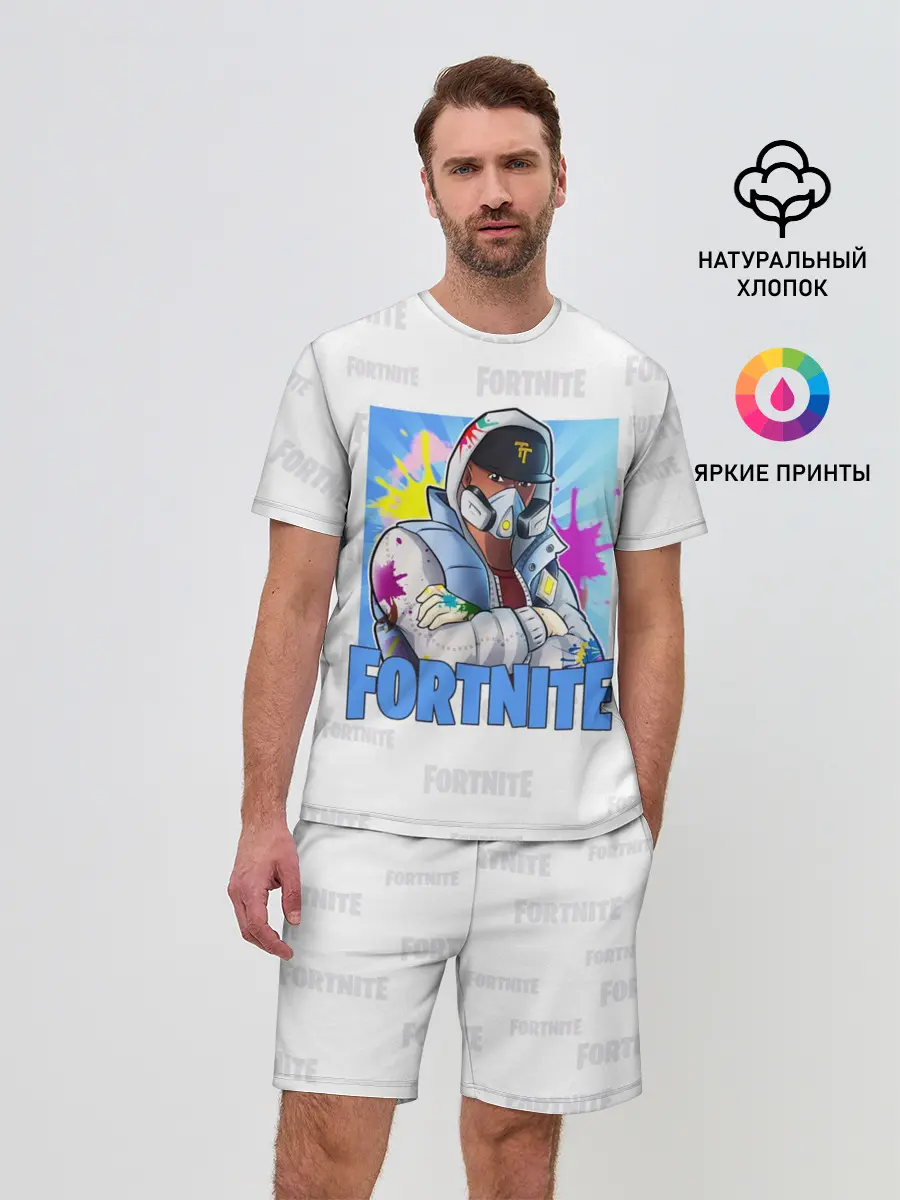 Мужской костюм с шортами / Fortnite Fan Art