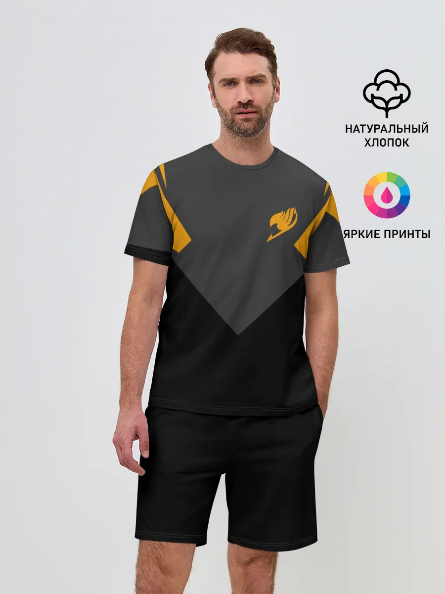 Мужской костюм с шортами / Хвост Феи абстрация