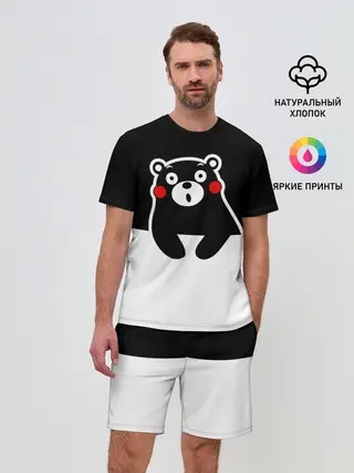 Мужской костюм с шортами / Kumamon повис