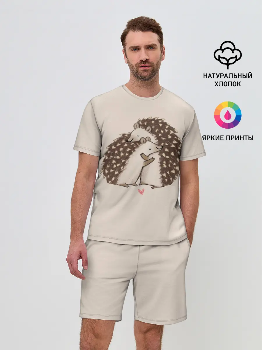 Мужской костюм с шортами / Любовь Ежиков