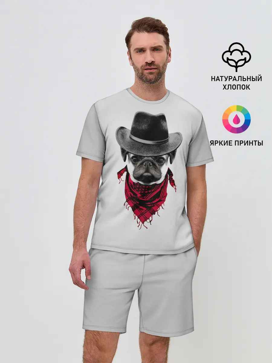 Мужской костюм с шортами / Мопс