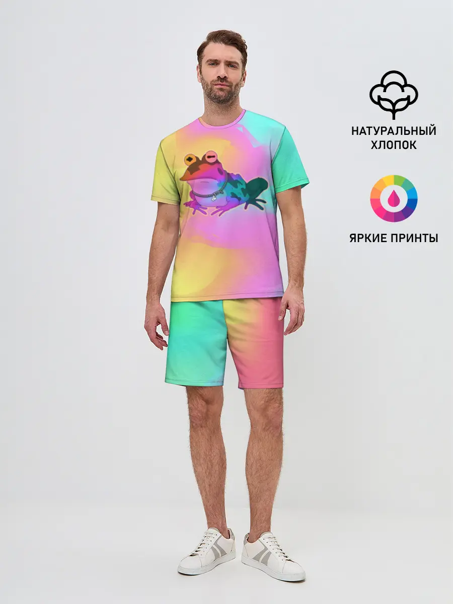 Мужской костюм с шортами / Кислотная Гипножаба