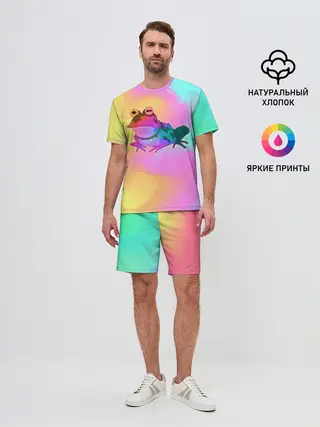 Мужской костюм с шортами / Кислотная Гипножаба