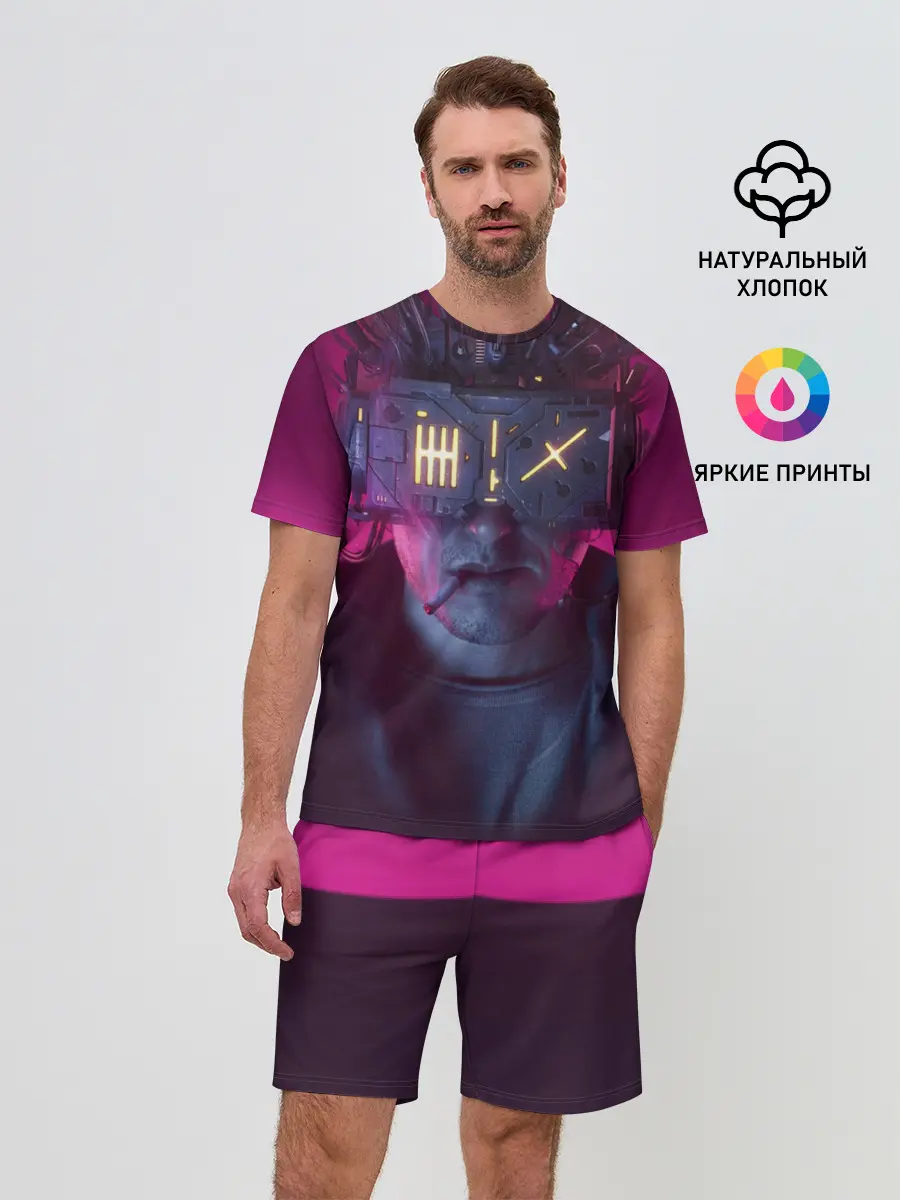 Мужской костюм с шортами / Нейромант