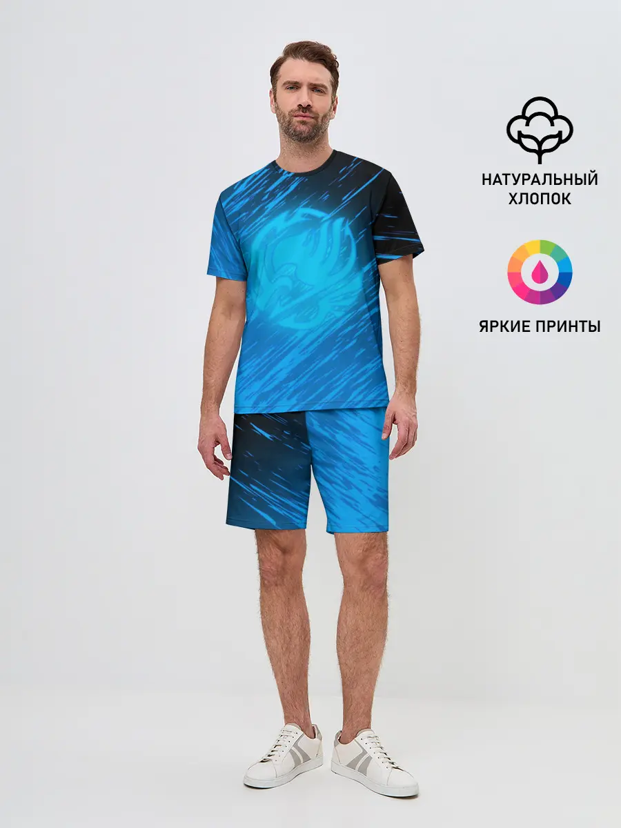 Мужской костюм с шортами / Helmet Fairy tail Moon