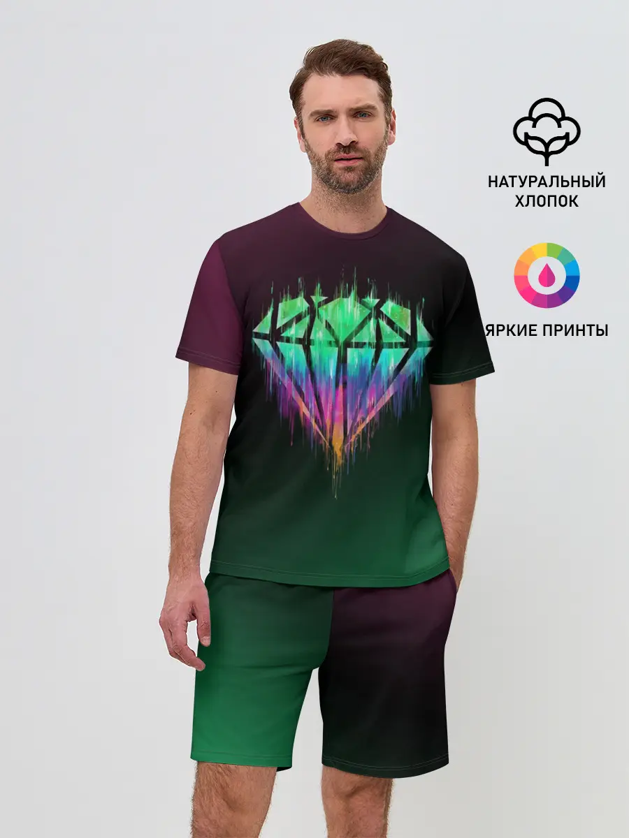 Мужской костюм с шортами / Бриллиант