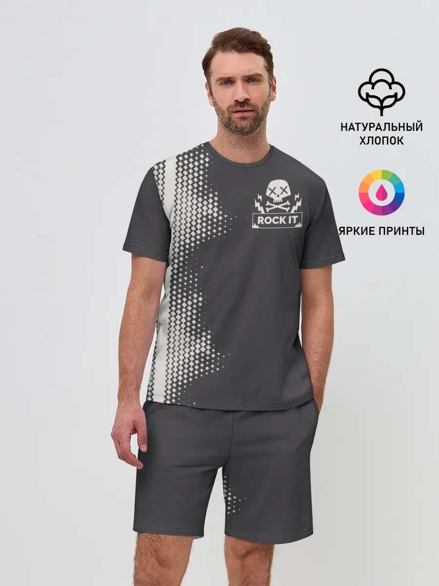 Мужской костюм с шортами / I Love Rock