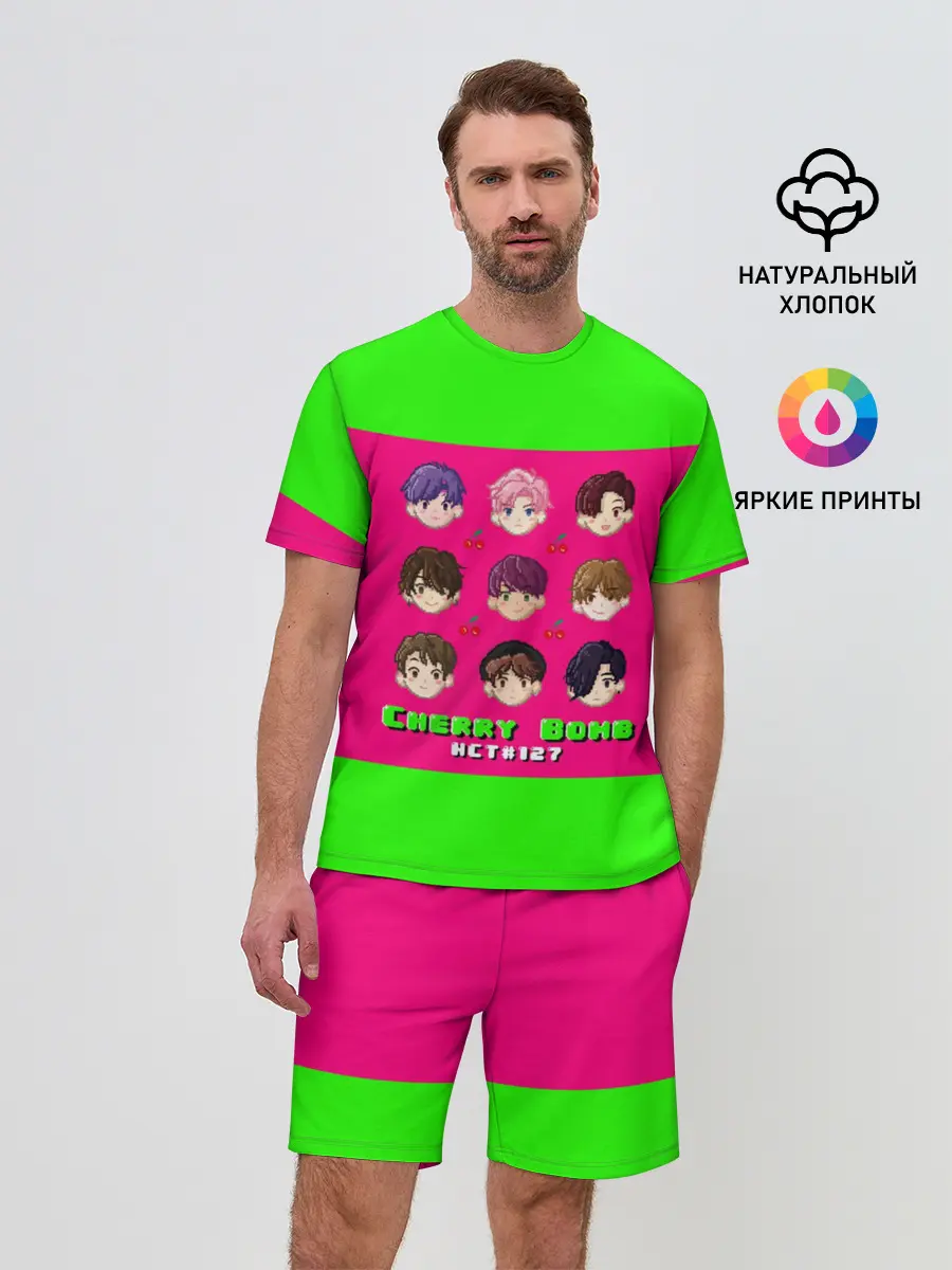Мужской костюм с шортами / NCT 127. Cherry Bomb