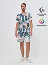Мужской костюм с шортами / Геометрия цветов