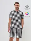 Мужской костюм с шортами / Checkerboard