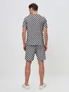 Мужской костюм с шортами / Checkerboard