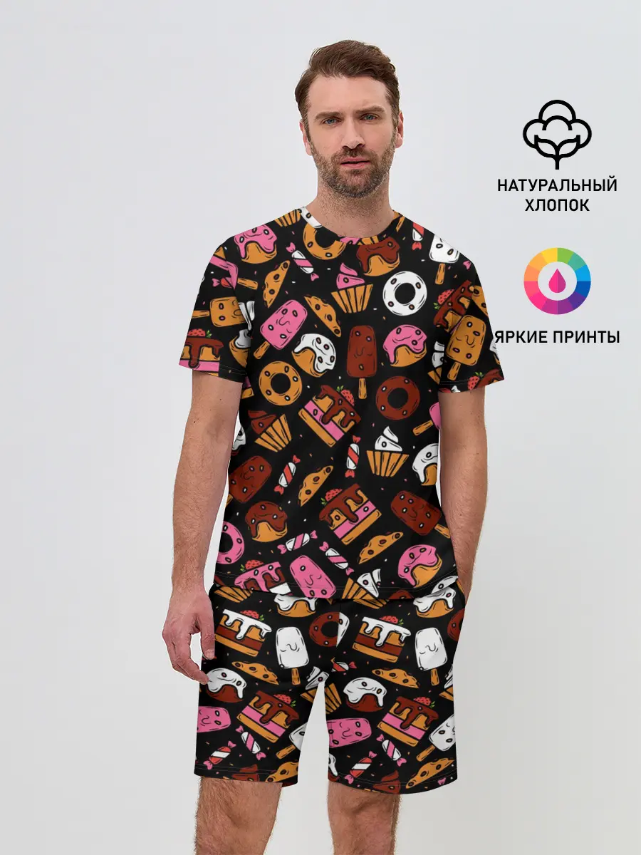 Мужской костюм с шортами / Вкусняшки