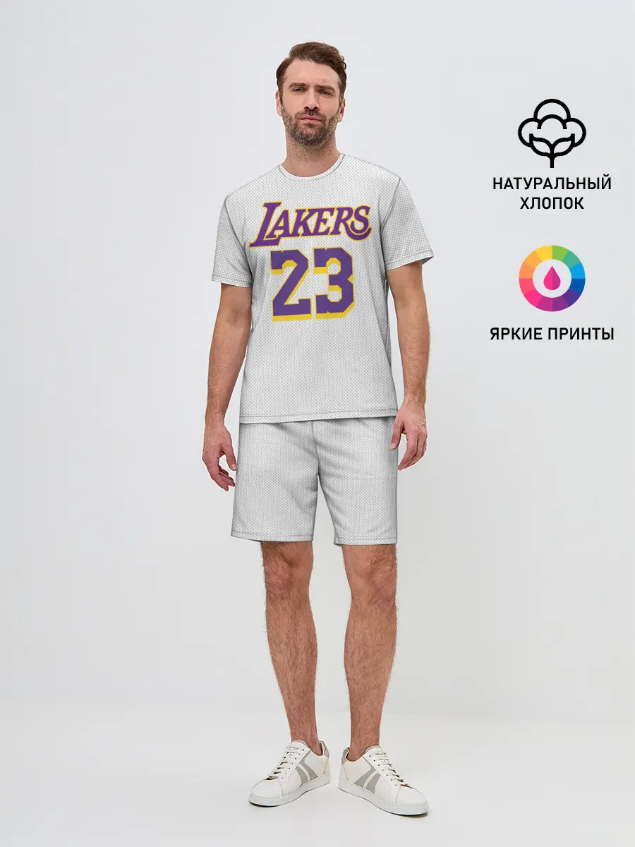 Мужской костюм с шортами / James 18-19 third LA Lakers