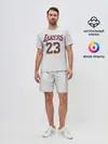 Мужской костюм с шортами / James 18-19 third LA Lakers