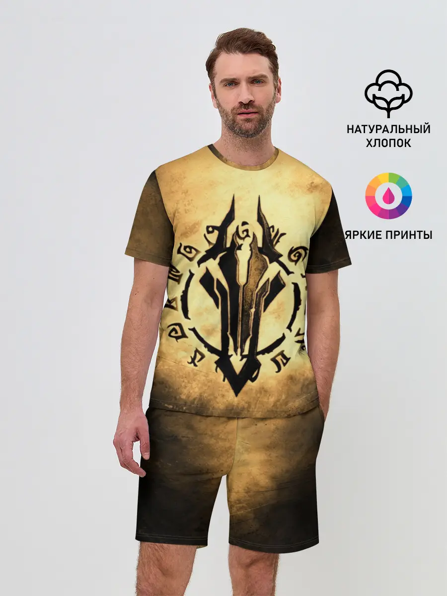 Мужской костюм с шортами / Darksiders LOGO