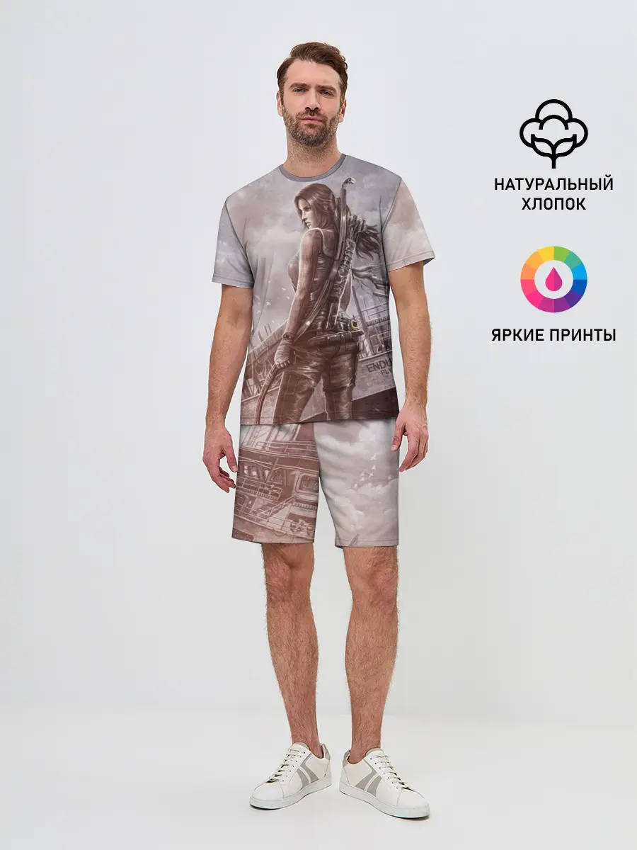 Мужской костюм с шортами / Tomb Raider