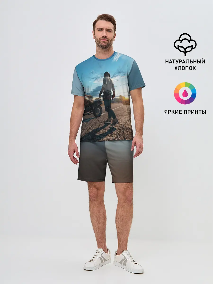 Мужской костюм с шортами / PUBG