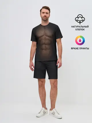 Мужской костюм с шортами / Сетка