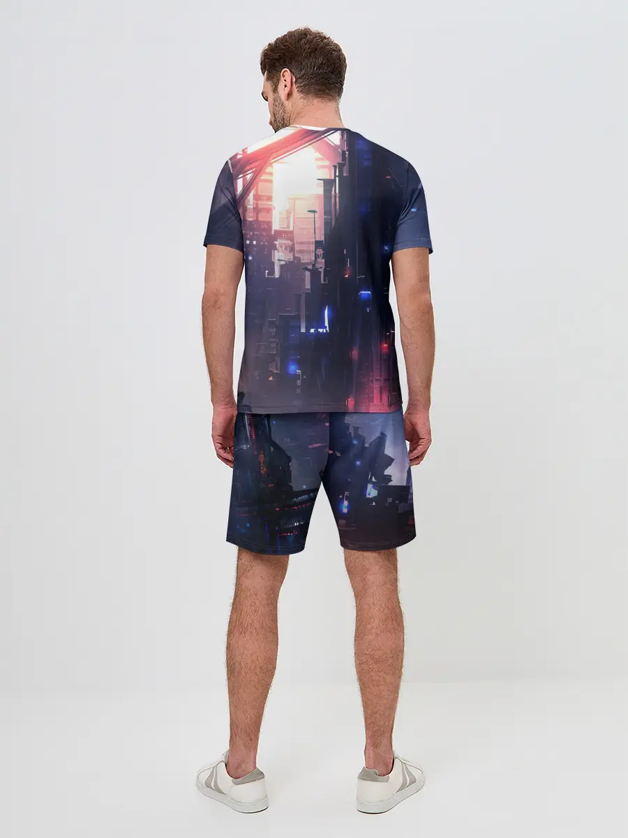 Мужской костюм с шортами / Cyberpunk 2077