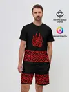 Мужской костюм с шортами / печать Велеса