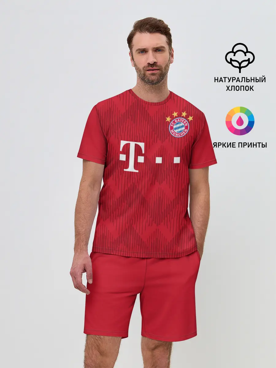 Мужской костюм с шортами / Lewandowski home 18-19